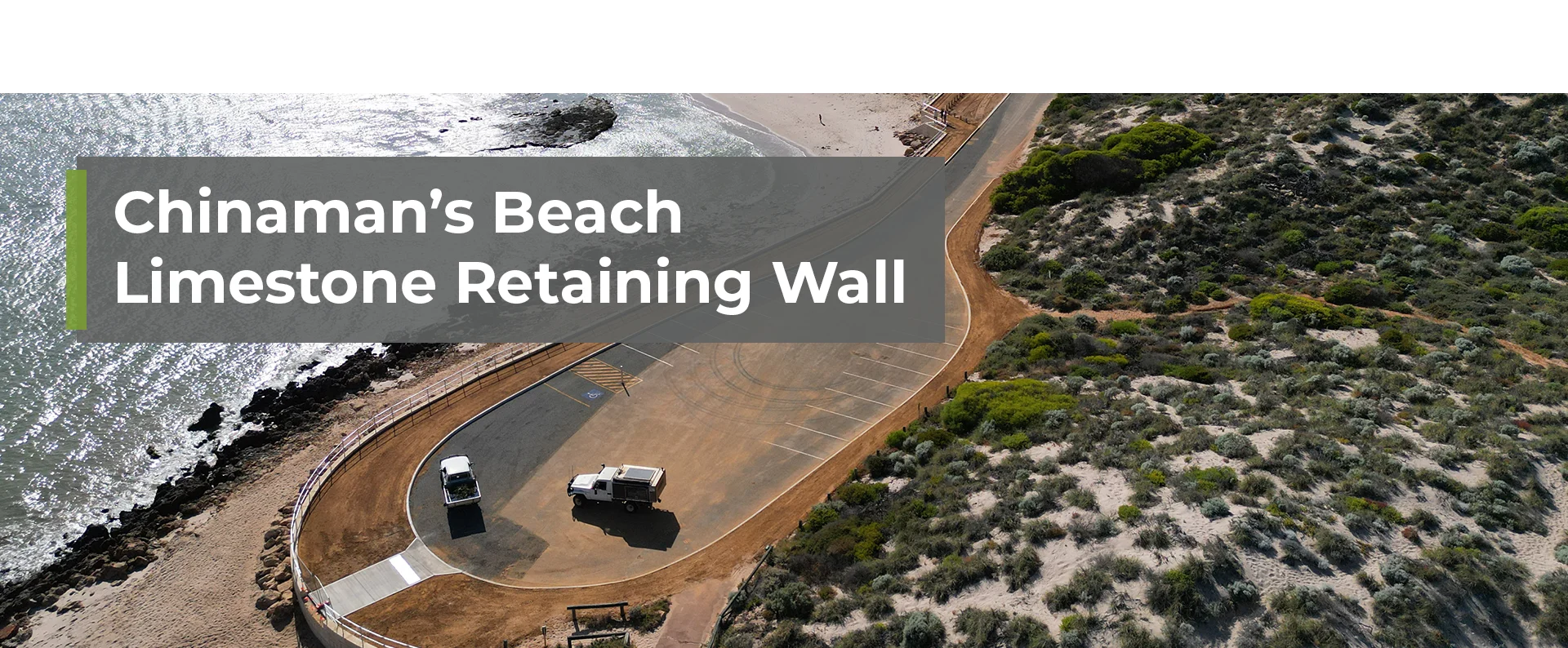 Chinamans Beach Limestone Retaining Wall