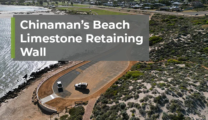 Chinamans Beach Limestone Retaining Wall